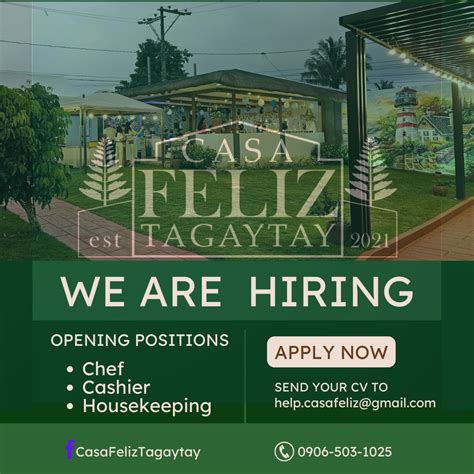 part time jobs tagaytay